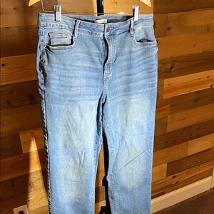 Nine West Women's Light Blue Straight Slim fit Jeans